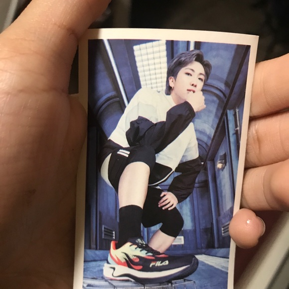 complete 6  BTS RM LOMO CARDS and ot7 pin - Picture 5 of 11